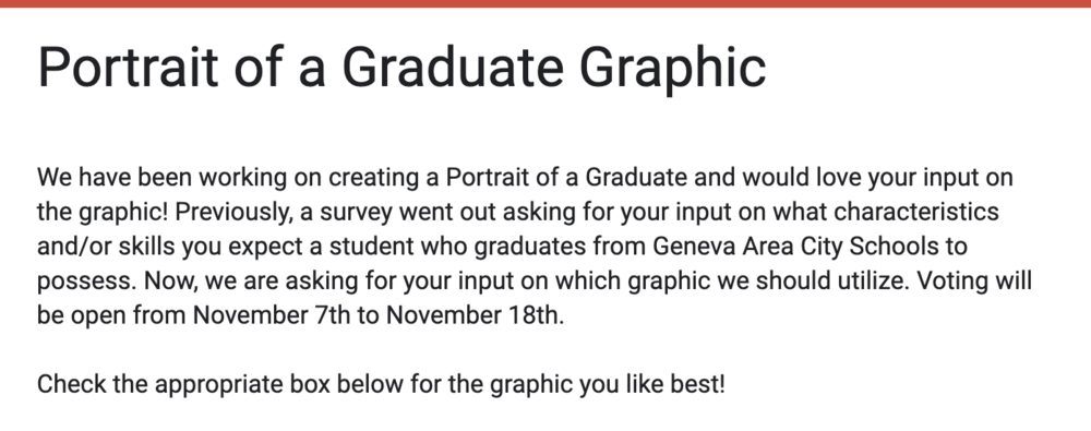 Portrait of a Graduate Graphic
